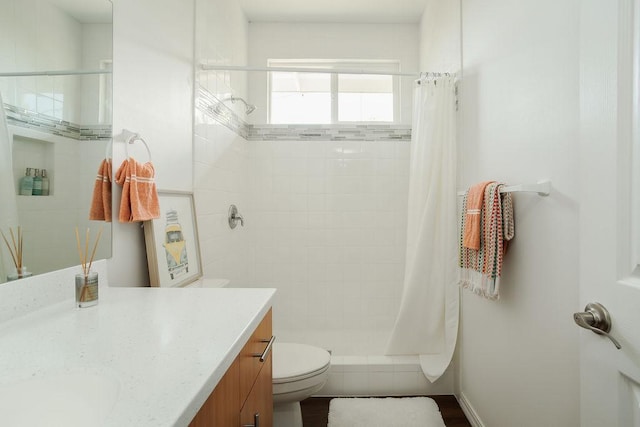 27-414 Old Mamalahoa Hwy, Papaikou, HI 96781 - full bath with toilet, vanity, and a shower stall