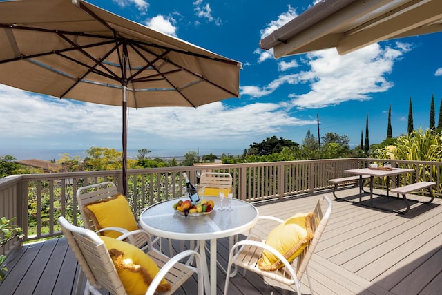 view of deck