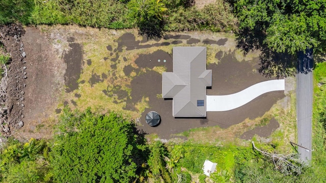 view from above of property