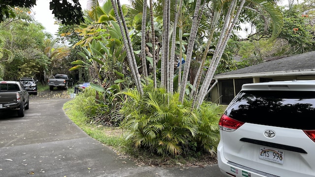 view of parking / parking lot