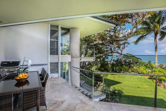 3704 Anini Rd, Kilauea, HI 96754 - balcony with a water view