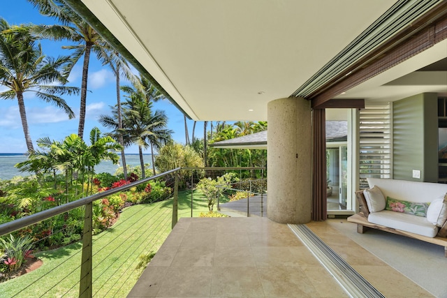 3704 Anini Rd, Kilauea, HI 96754 - balcony featuring a water view