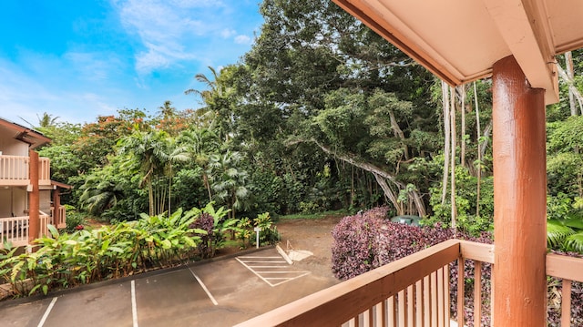 3411 Wilcox Rd Unit Fii65, Lihue, HI 96766 - view of patio with a balcony