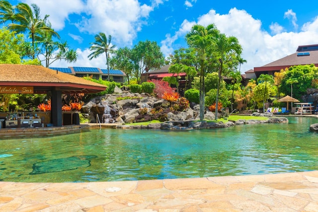 5380 Honoiki Rd Unit F16, Princeville, HI 96722 - view of pool with a gazebo