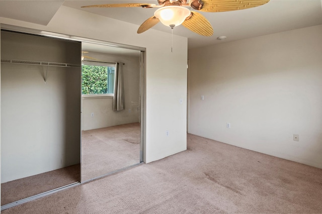 3920 Haoa St Unit 322, Lihue, HI 96766 - unfurnished bedroom with carpet floors, a closet, and ceiling fan