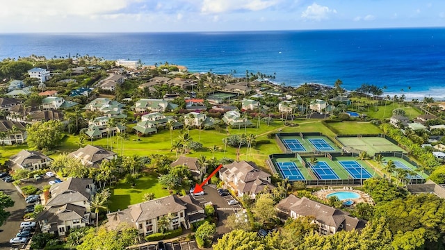 1901 Poipu Rd Unit 411, Koloa, HI 96756 - aerial view of residential area with a nearby body of water