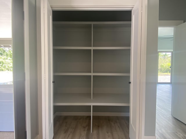 view of closet