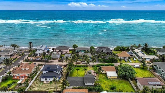 963 Niulani Rd, Kapaa, HI 96746 - aerial perspective of suburban area featuring a large body of water