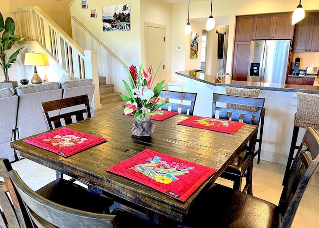 69-1033 Nawahine Pl Unit 10F, Waikoloa, HI 96738 - dining room featuring stairway