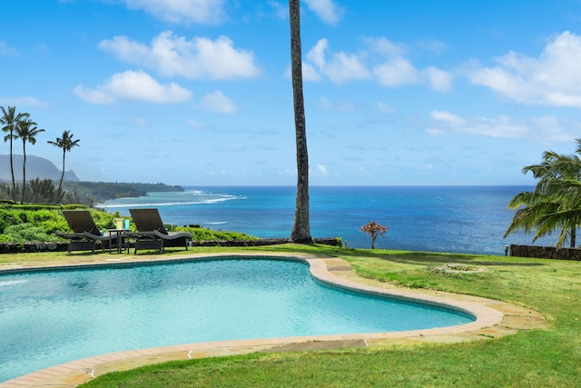 2620-A Kauapea Rd, Kilauea, HI 96754 - outdoor pool with a water view