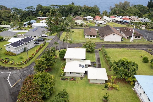28-3543 Honomu Ln, Honomu, HI 96728 - aerial perspective of suburban area with a nearby body of water