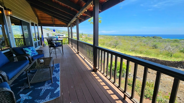 view of deck
