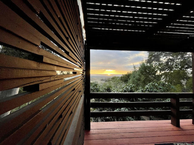 68-1753 Laie Pl, Waikoloa, HI 96738 - view of deck at dusk