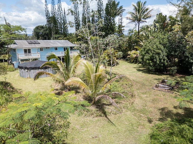 15-1519 14th Ave, Keaau, HI 96749 - view of yard with a wooden deck