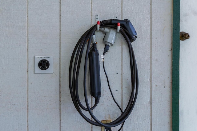5372 Kumole St, Kapaa, HI 96746 - garage view of electric vehicle charger