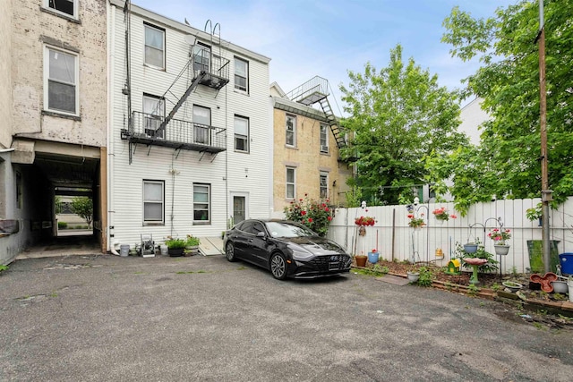 73 Laidlaw Ave, Jersey City, NJ 07306 - view of property featuring fence