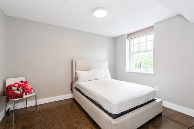 126 Delaware Ave Unit 10, Jersey City, NJ 07306 - bedroom featuring baseboards and wood finished floors