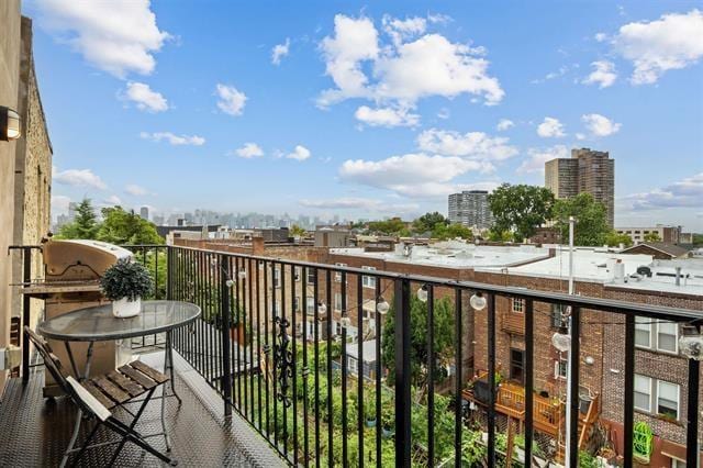 53 64th St Unit 3, West New York, NJ 07093 - balcony featuring a city view