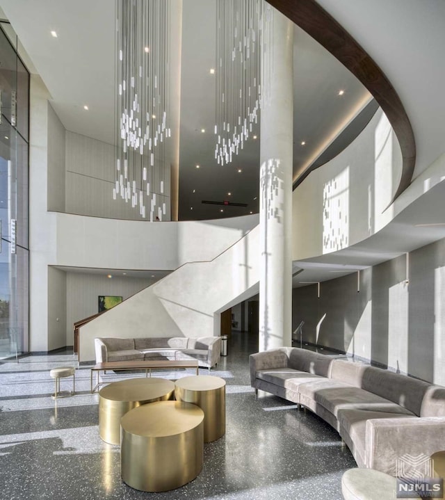 320 Adolphus Ave Unit 316, Cliffside Park, NJ 07010 - lobby with a high ceiling