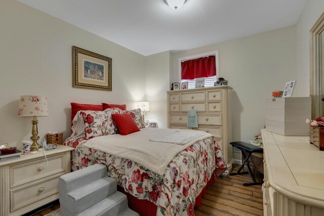 91 Sherman Pl, Jersey City, NJ 07307 - bedroom featuring dark wood-style flooring