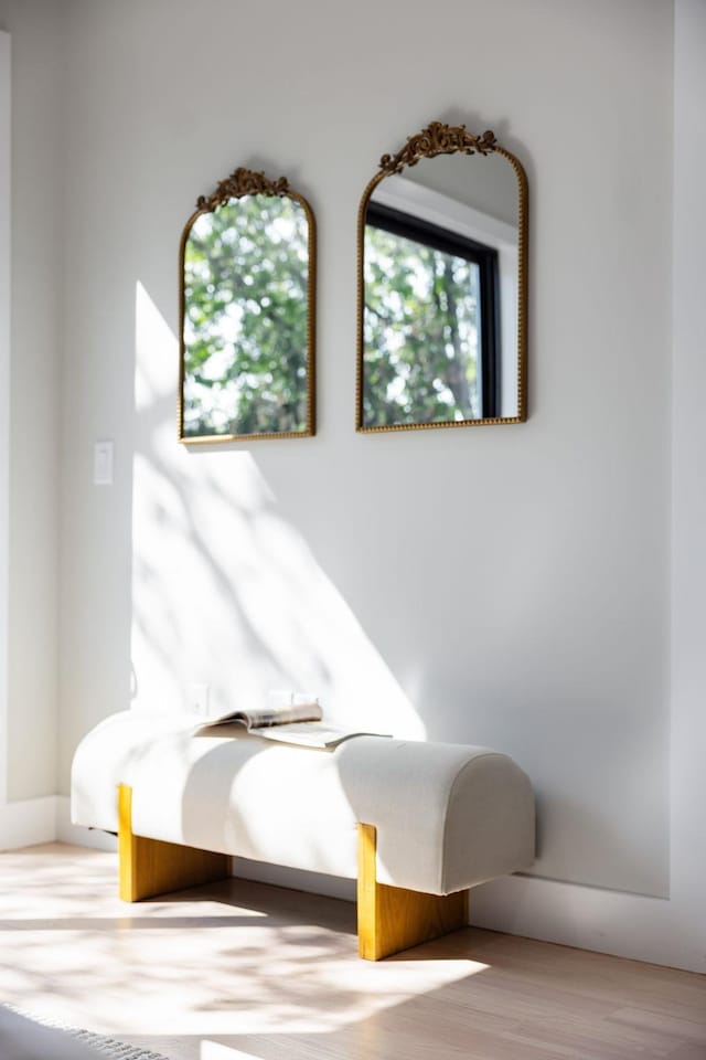 371 New York Ave Unit 2, Jersey City, NJ 07307 - sitting room with wood finished floors