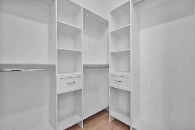 371 New York Ave Unit 2, Jersey City, NJ 07307 - walk in closet featuring light wood-style floors