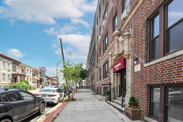 29 51st St Unit B5, Weehawken, NJ 07086 - view of street featuring sidewalks, street lights, and a residential view