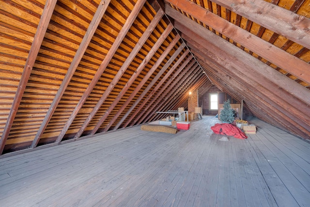 159 W 33rd St, Bayonne, NJ 07002 - unfinished attic with an upstairs landing