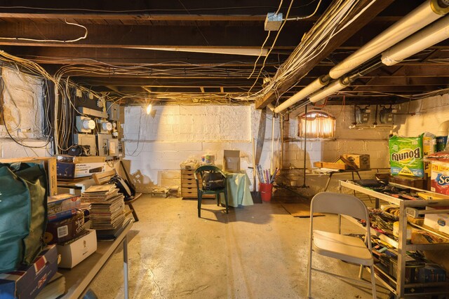 159 W 33rd St, Bayonne, NJ 07002 - view of unfinished below grade area