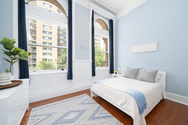 83 Montgomery St Unit 201, Jersey City, NJ 07302 - bedroom with wood finished floors