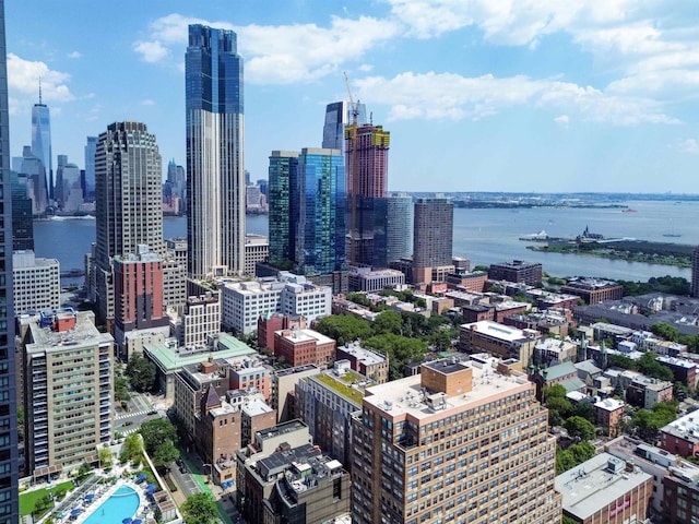 83 Montgomery St Unit 201, Jersey City, NJ 07302 - view of city skyline with a nearby body of water