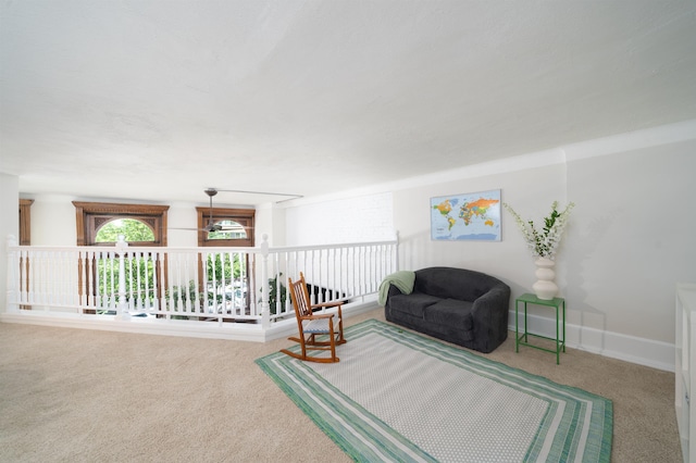 83 Montgomery St Unit 201, Jersey City, NJ 07302 - living area with carpet flooring
