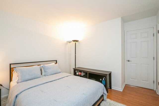 4313 Smith Ave Unit 10, North Bergen, NJ 07047 - bedroom with light wood finished floors and baseboards