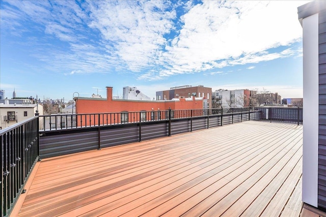 412 10th St Unit 2, Union City, NJ 07087 - view of wooden terrace