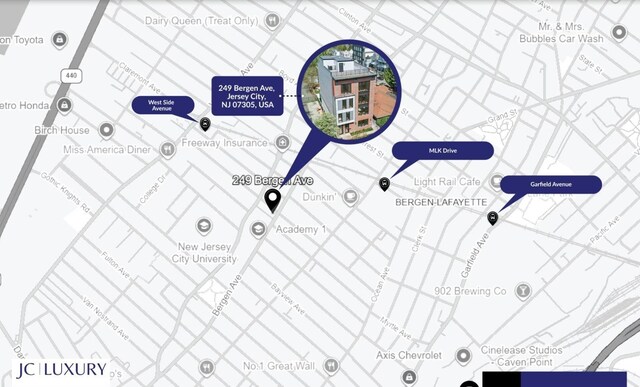249 Bergen Ave Unit 201, Jersey City, NJ 07304 - map of property / related area