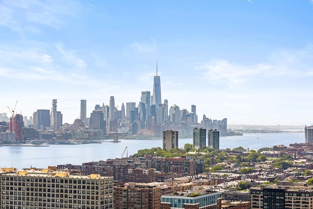 380 Mountain Rd Unit 1906-1907, Union City, NJ 07087 - view of city skyline with a nearby body of water