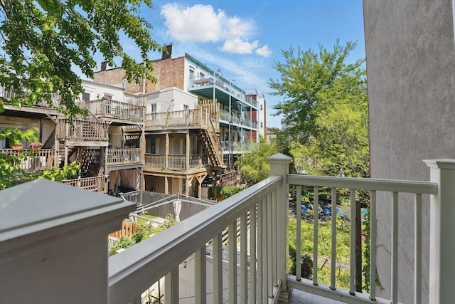 390 1st St Unit 2, Jersey City, NJ 07302 - view of balcony