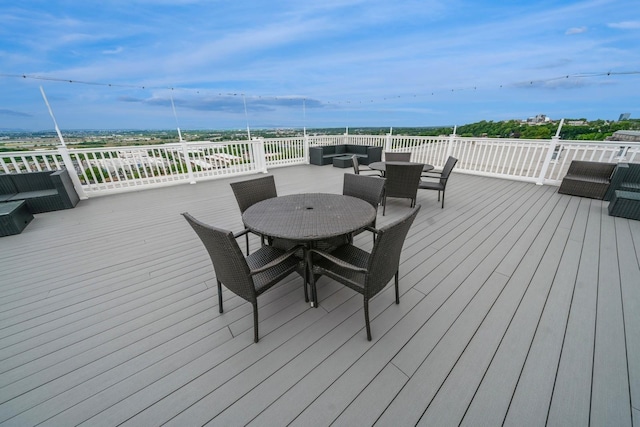 8915 Bergenwood Ave Unit 48, North Bergen, NJ 07047 - deck featuring an outdoor hangout area