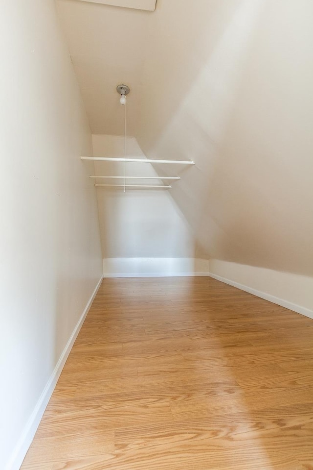 12 W 31st St, Bayonne, NJ 07002 - spacious closet with lofted ceiling and light wood finished floors