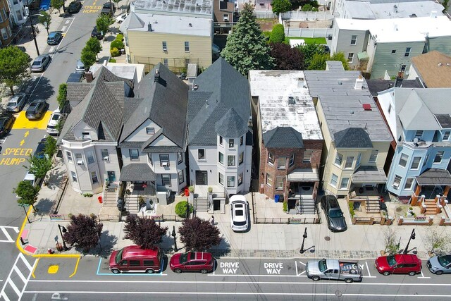 2505 Palisade Ave, Union City, NJ 07087 - aerial view of residential area featuring property parcel outlined