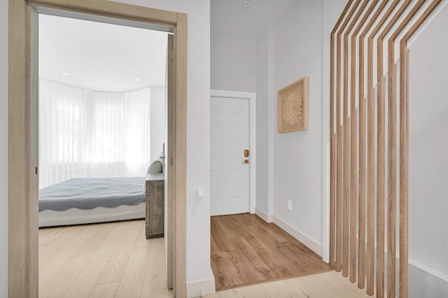 2505 Palisade Ave, Union City, NJ 07087 - corridor with wood finished floors and baseboards