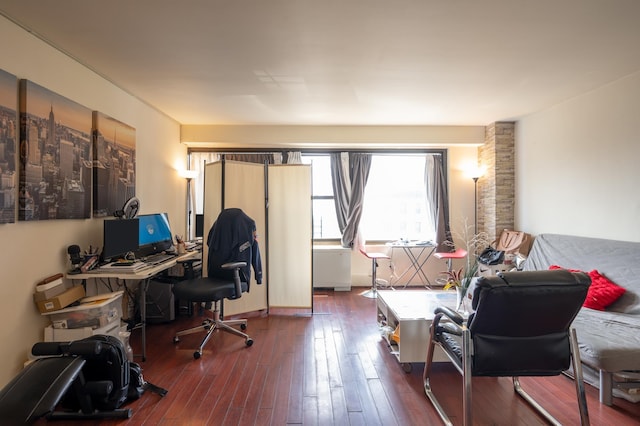 135 Montgomery St Unit 6D, Jersey City, NJ 07302 - office space with dark wood-style flooring