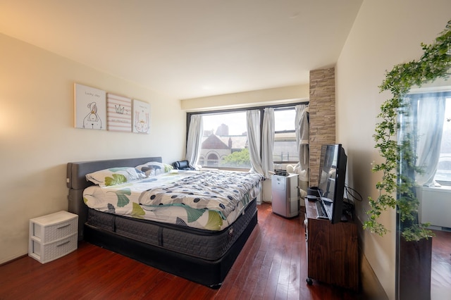 135 Montgomery St Unit 6D, Jersey City, NJ 07302 - bedroom featuring wood-type flooring