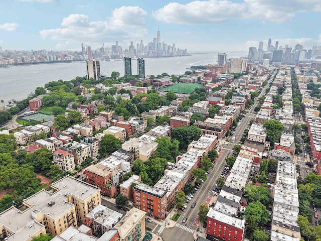 914 Washington St, Hoboken, NJ 07030 - bird's eye view of city skyline and a large body of water