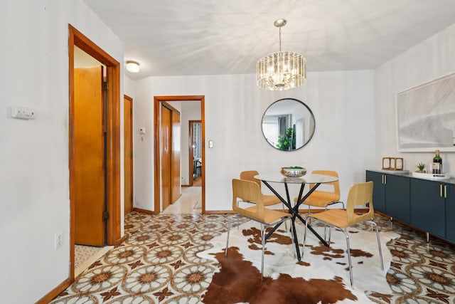 914 Washington St, Hoboken, NJ 07030 - corridor with a chandelier and baseboards