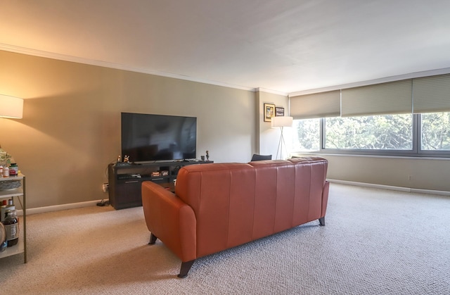 1 Claridge Dr Unit 310, Verona, NJ 07044 - living room with light colored carpet and ornamental molding