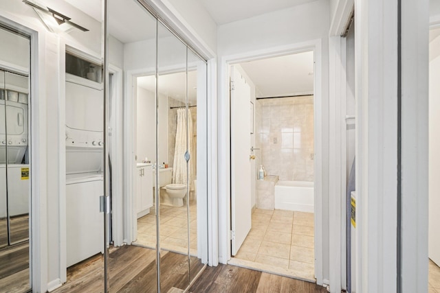 340 Harmon Cove Tower 340, Secaucus, NJ 07094 - full bath with toilet and wood finished floors