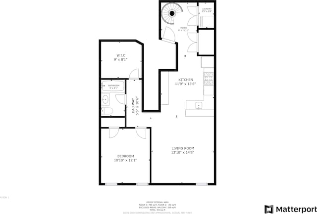 139 Morris St Unit 7, Jersey City, NJ 07302 - home floor plan