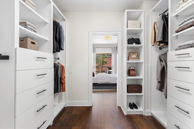 15 Warren St Unit 102, Jersey City, NJ 07032 - spacious closet with dark wood-style flooring