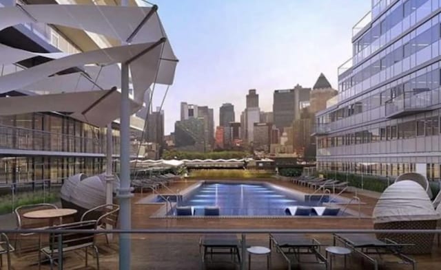 800 Ave At Port Imperial Unit 323, Weehawken, NJ 07086 - surrounding community featuring a skyline view